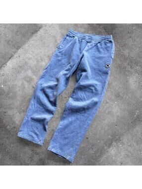 Grey Converse sweatpants with drawstring waistband